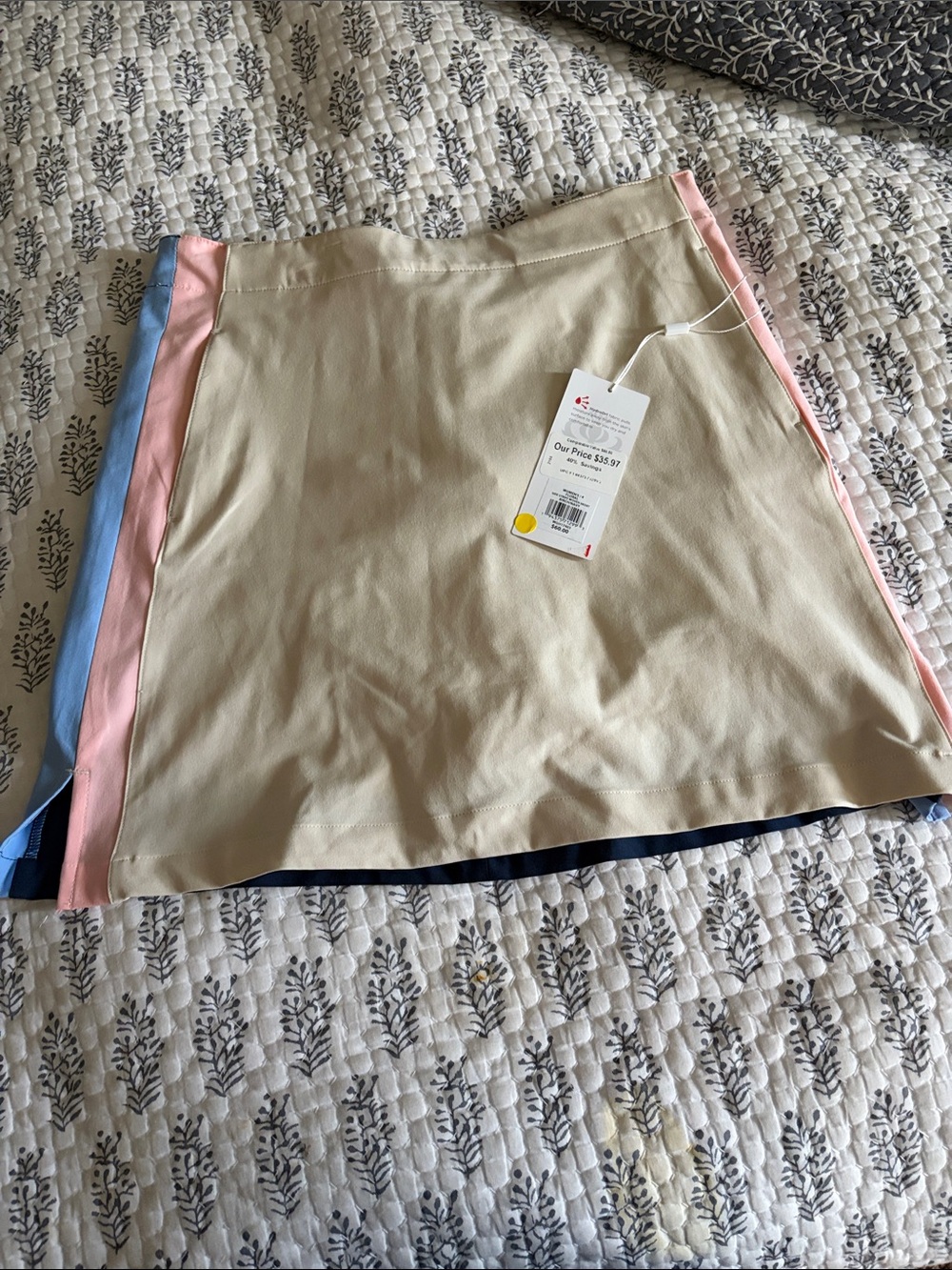 New. Lady Hagen multi color golf skort. Size 4